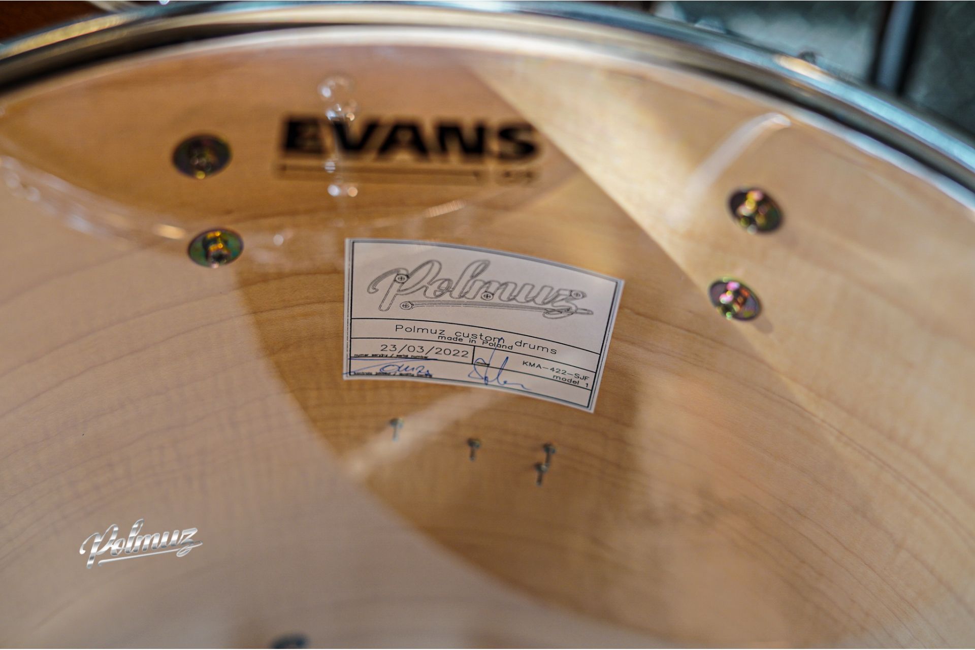 Polmuz Maple Model 1 - 22/10/12/16 Satin Black Fade — zdjęcie 2