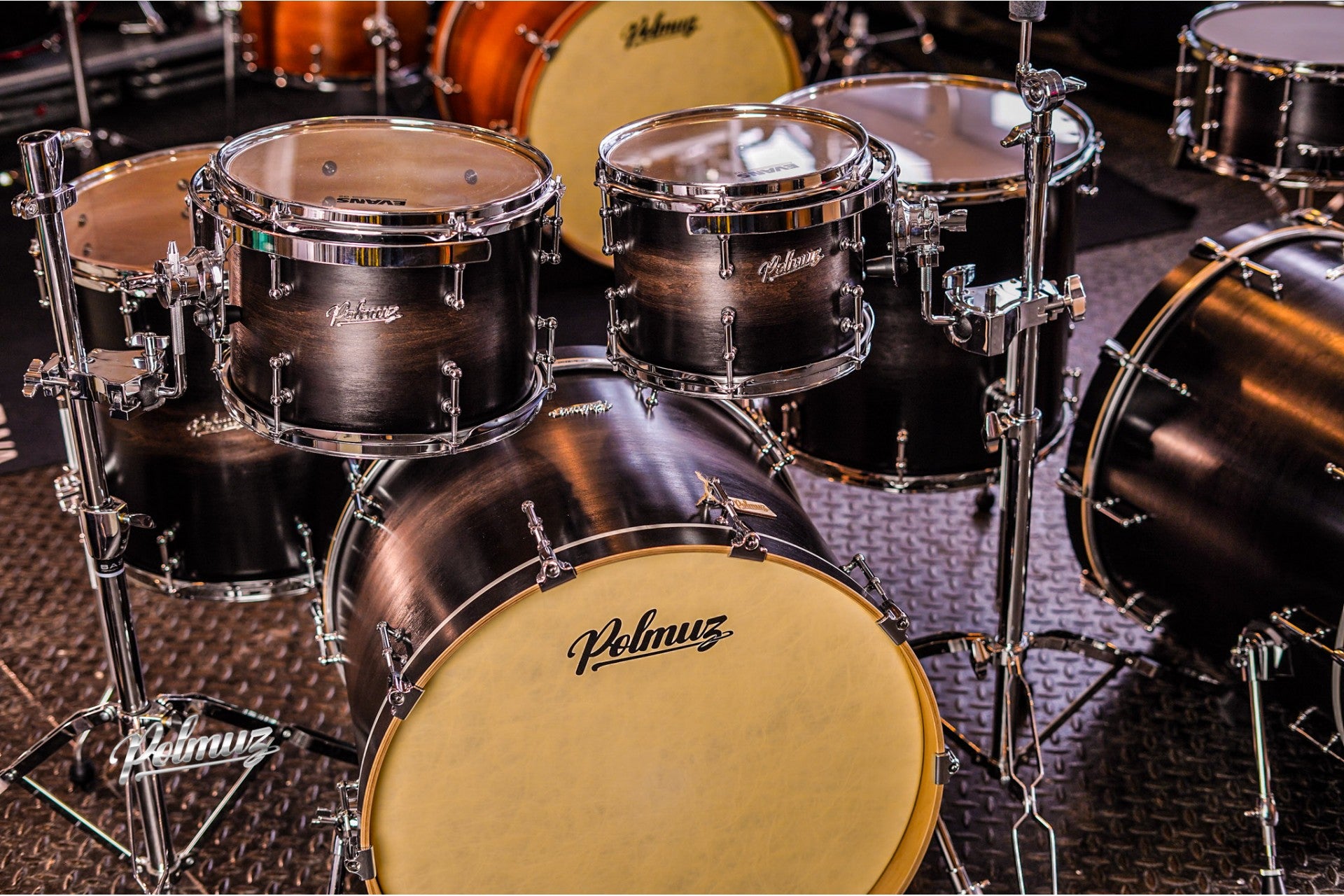 Polmuz Maple Model 1 - 22/10/12/16 Satin Black Fade — zdjęcie 4