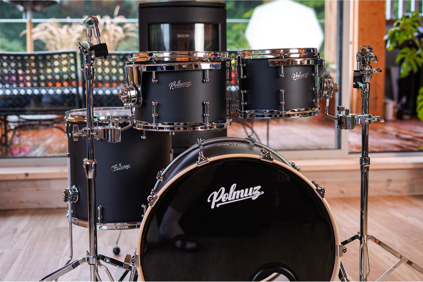 Polmuz Maple Model 1 - 22/10/12/16 - Satin Flat Black Mate Wax — zdjęcie 6