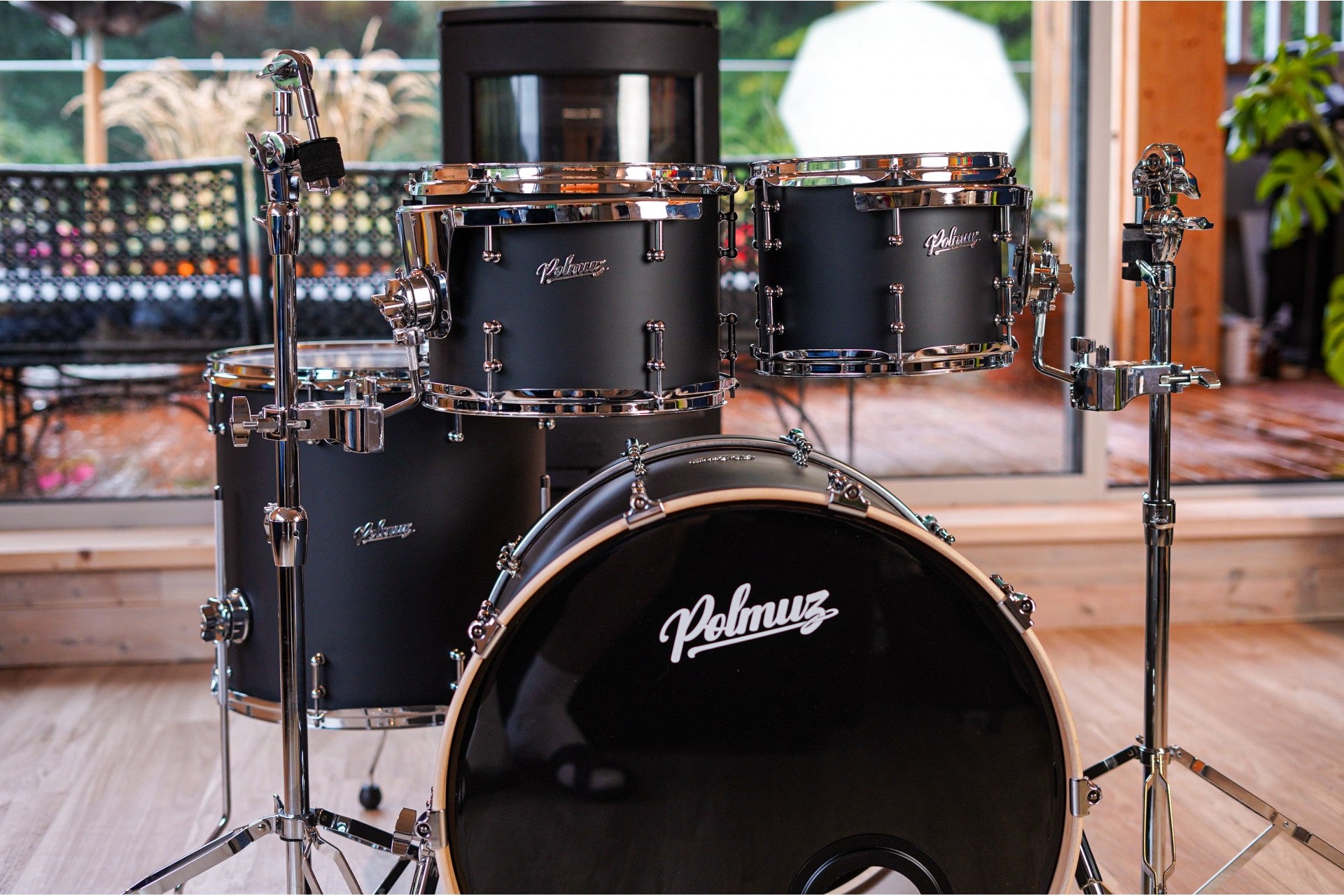 Polmuz Maple Model 1 - 22/10/12/16 - Satin Flat Black Mate Wax — zdjęcie 6