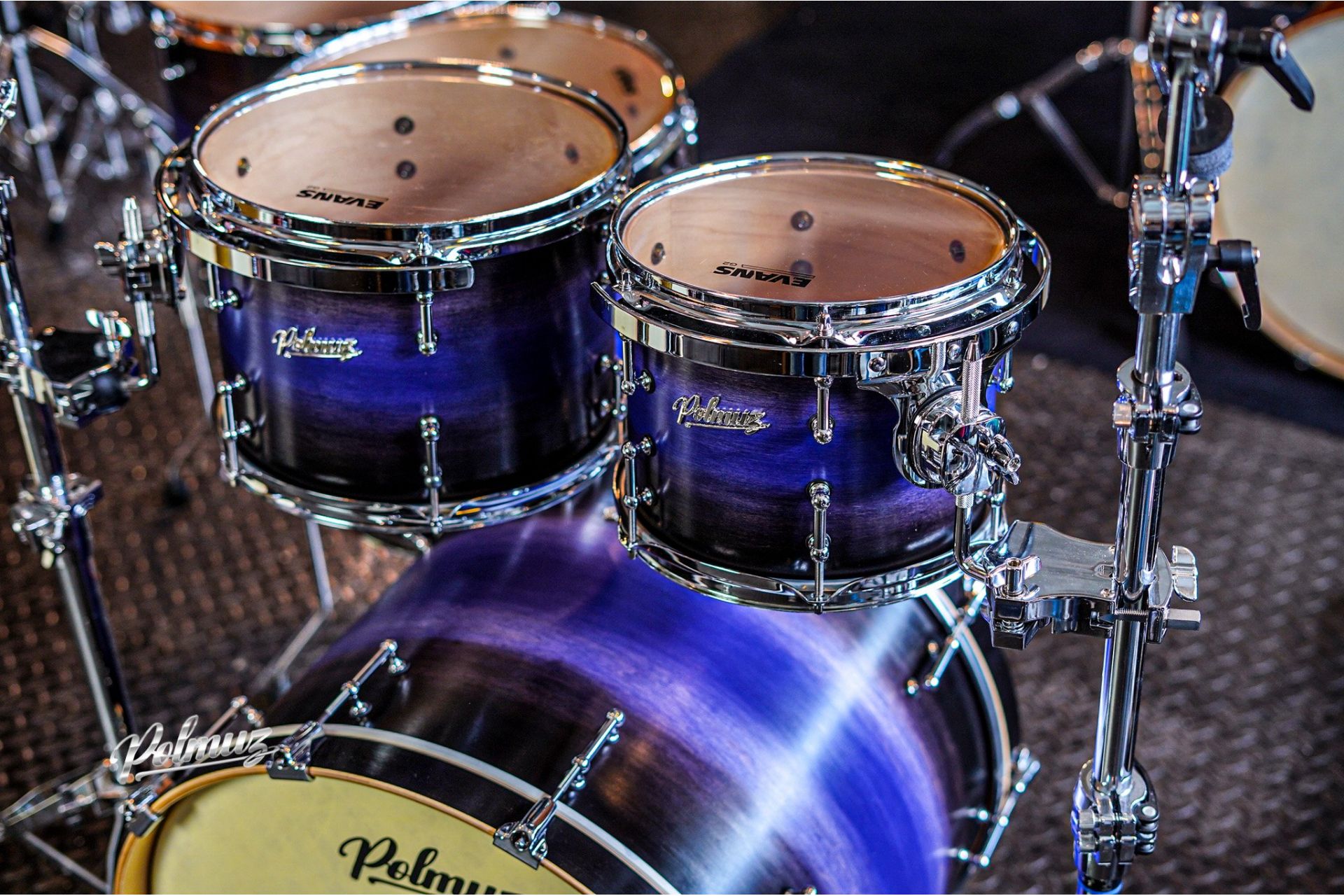 Polmuz Maple Model 1 - 22/10/12/16/18 - Artist Blue to black Fade — zdjęcie 3