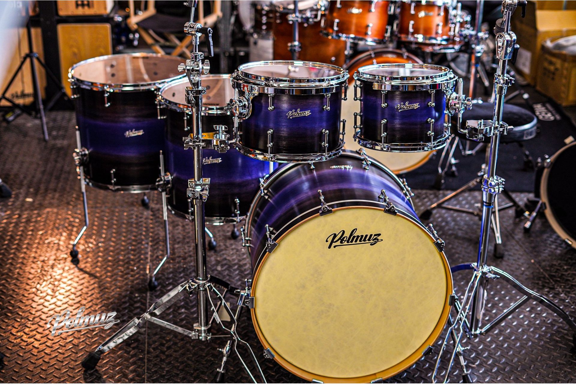 Polmuz Maple Model 1 - 22/10/12/16/18 - Artist Blue to black Fade — zdjęcie 9