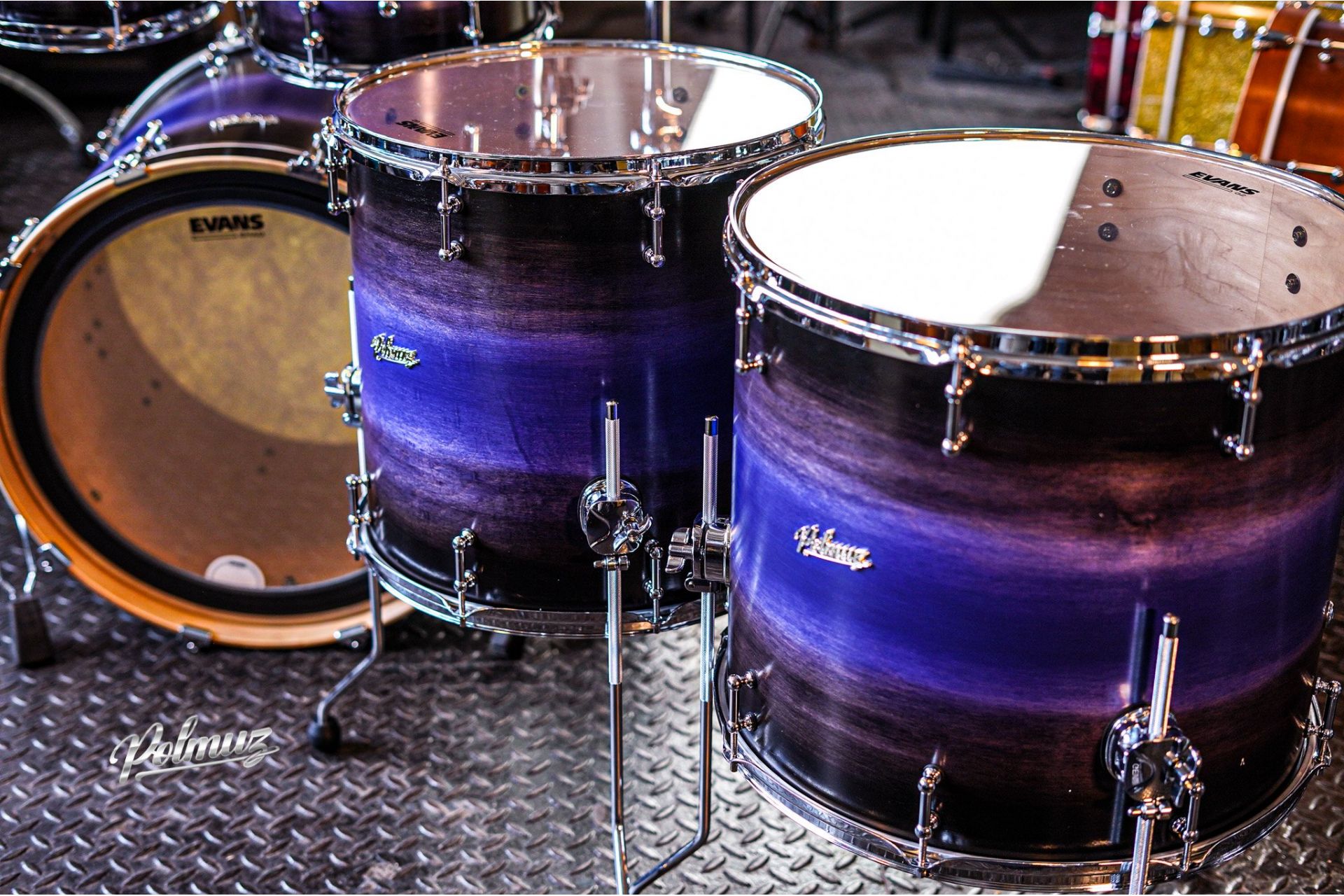 Polmuz Maple Model 1 - 22/10/12/16/18 - Artist Blue to black Fade — zdjęcie 11