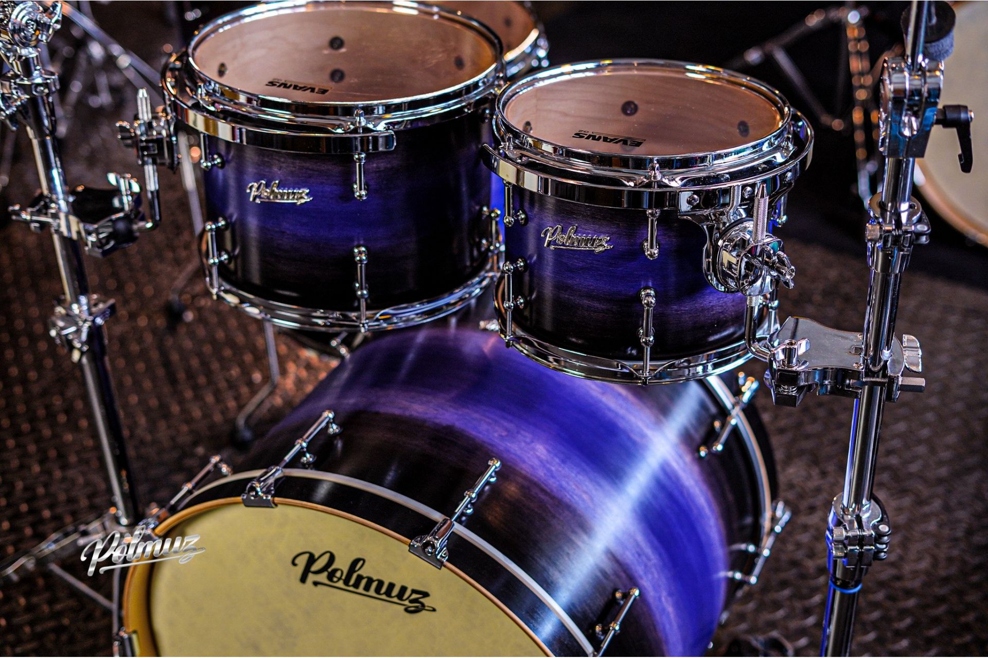 Polmuz Maple Model 1 - 22/10/12/16/18 - Artist Blue to black Fade — zdjęcie 10