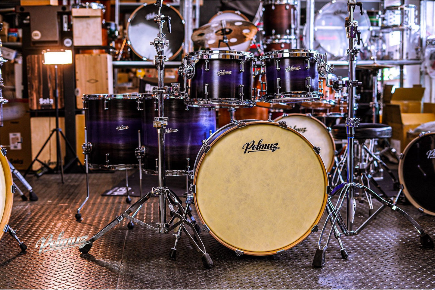 Polmuz Maple Model 1 - 22/10/12/16/18 - Artist Blue to black Fade — zdjęcie 7
