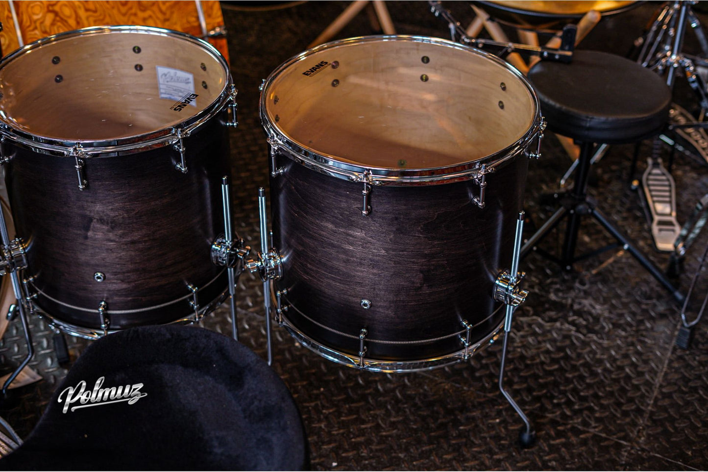 Polmuz Maple Model 1 - 22/10/12/16/18/14sd - Satin Inlayed Black Fade — zdjęcie 3