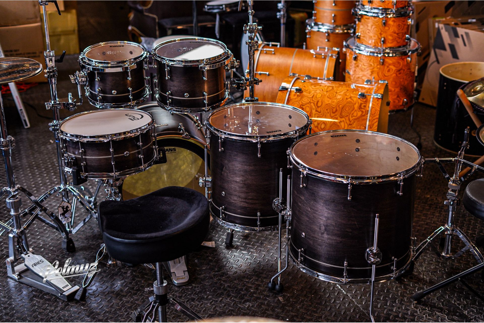 Polmuz Maple Model 1 - 22/10/12/16/18/14sd - Satin Inlayed Black Fade — zdjęcie 8