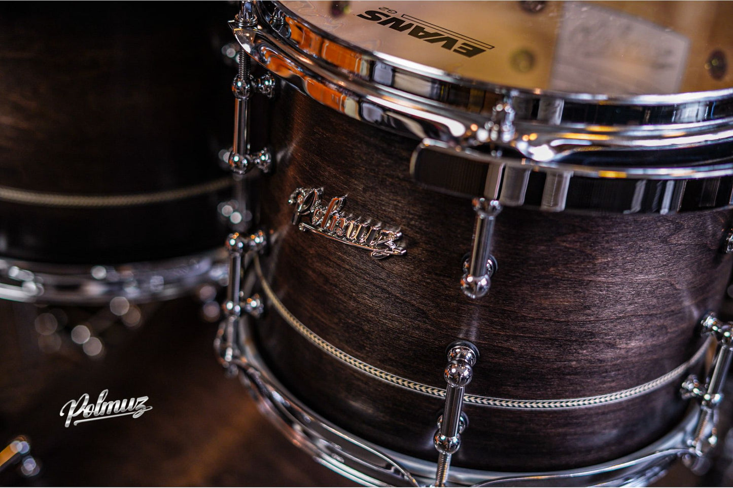 Polmuz Maple Model 1 - 22/10/12/16/18/14sd - Satin Inlayed Black Fade — zdjęcie 11