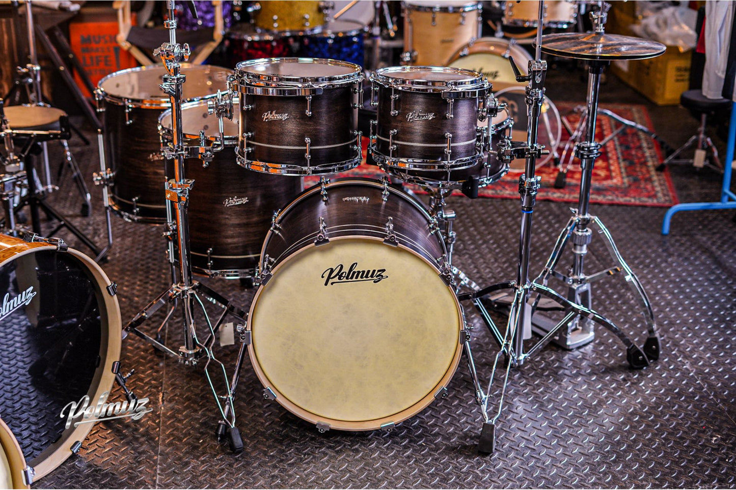 Polmuz Maple Model 1 - 22/10/12/16/18/14sd - Satin Inlayed Black Fade — zdjęcie 10