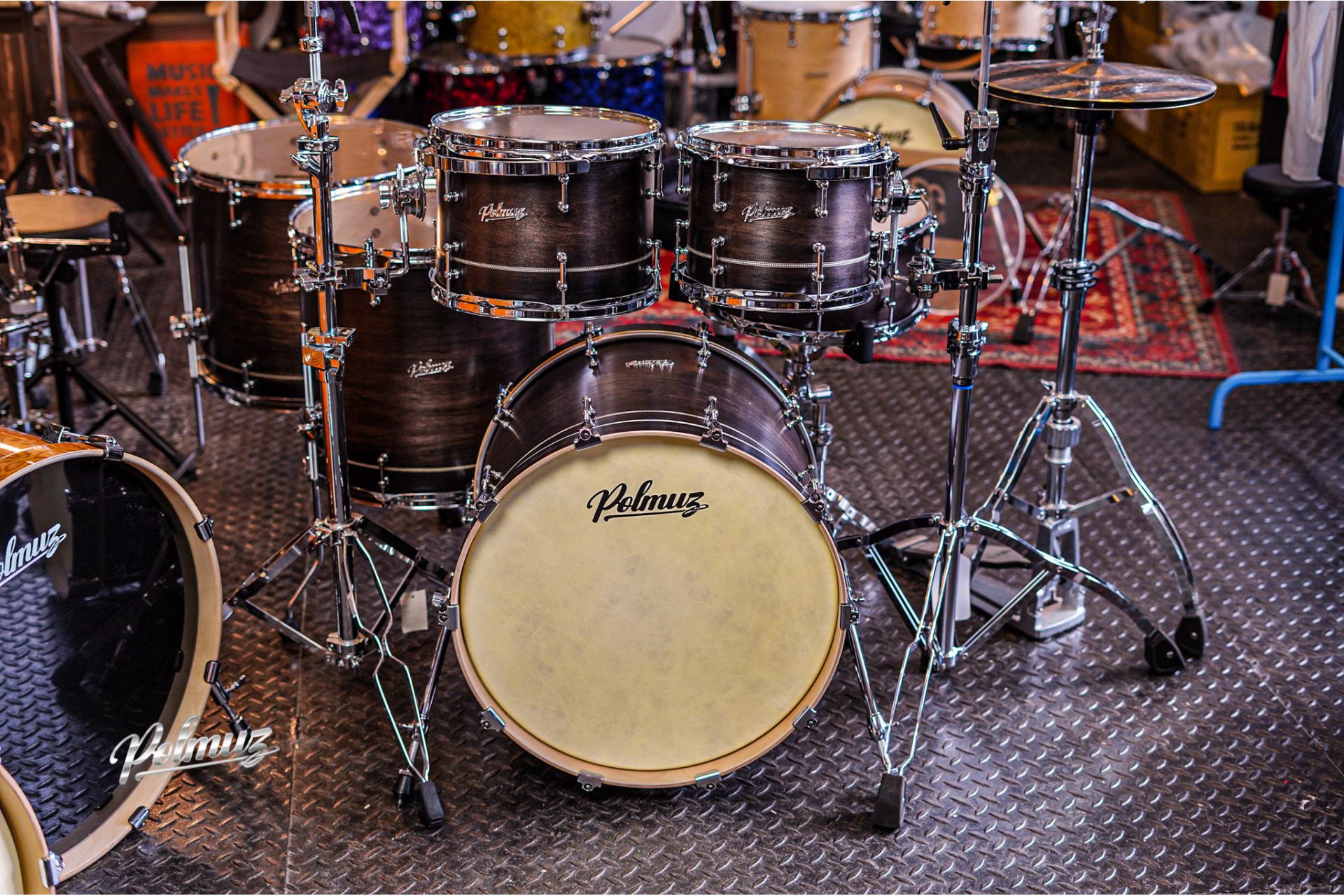 Polmuz Maple Model 1 - 22/10/12/16/18/14sd - Satin Inlayed Black Fade — zdjęcie 10