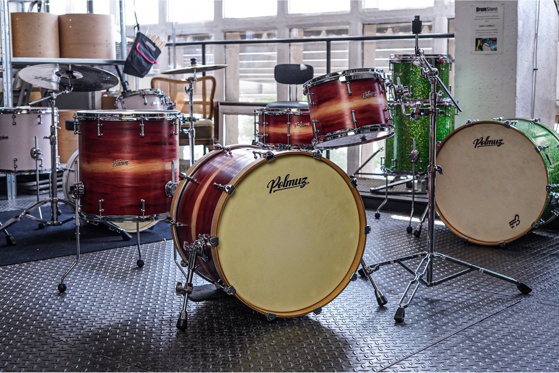 Polmuz Maple Model 1 - 22/12/16/14SD - Artist Red Jatoba Fade — zdjęcie 2