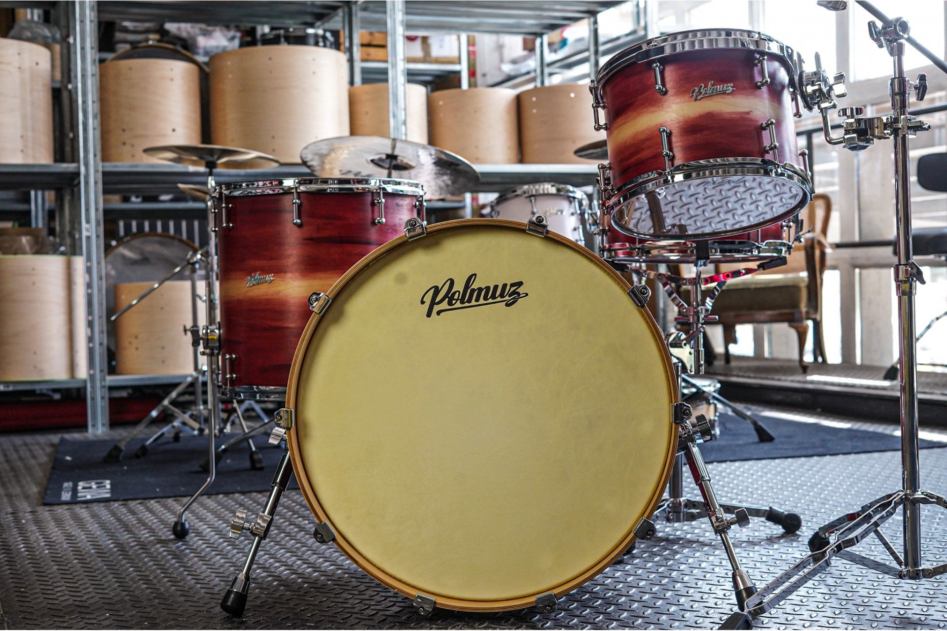 Polmuz Maple Model 1 - 22/12/16/14SD - Artist Red Jatoba Fade — zdjęcie 11