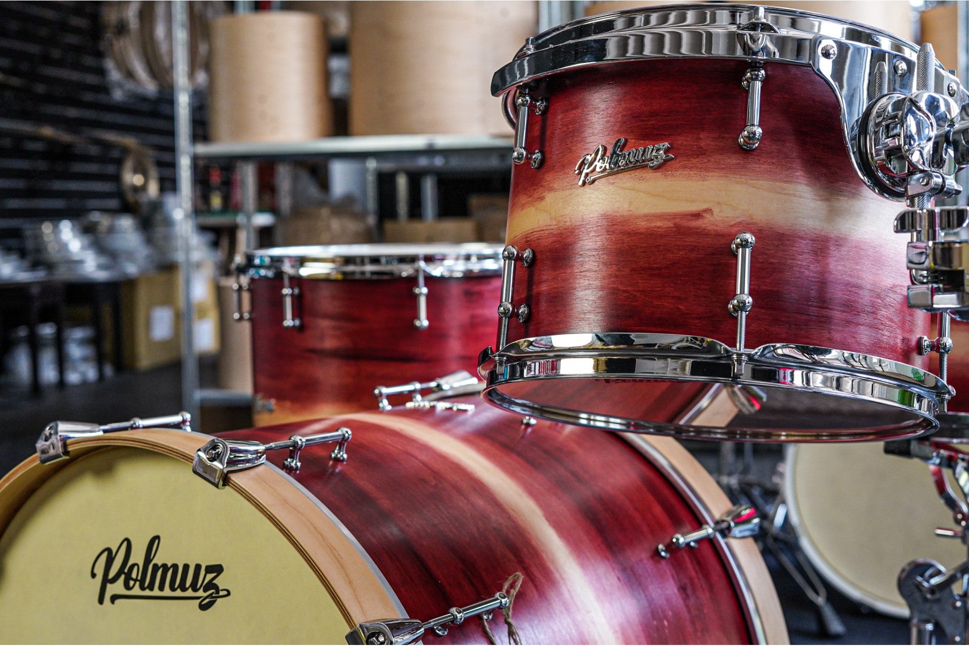Polmuz Maple Model 1 - 22/12/16/14SD - Artist Red Jatoba Fade — zdjęcie 3