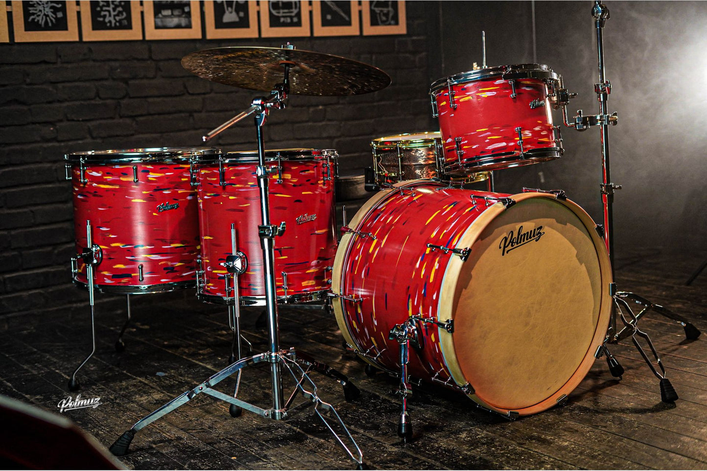 Polmuz Maple Model 1 - 22/13/16/18 - Artist Cosmic Red z Kalendarza - PROMO — zdjęcie 5