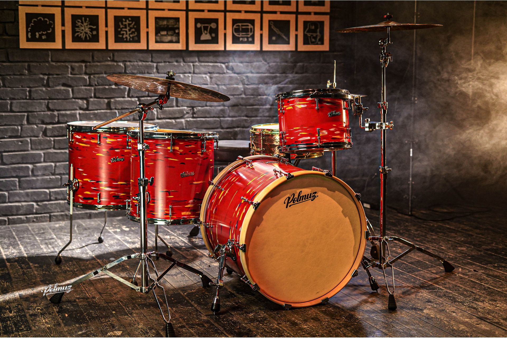 Polmuz Maple Model 1 - 22/13/16/18 - Artist Cosmic Red z Kalendarza - PROMO — zdjęcie 4