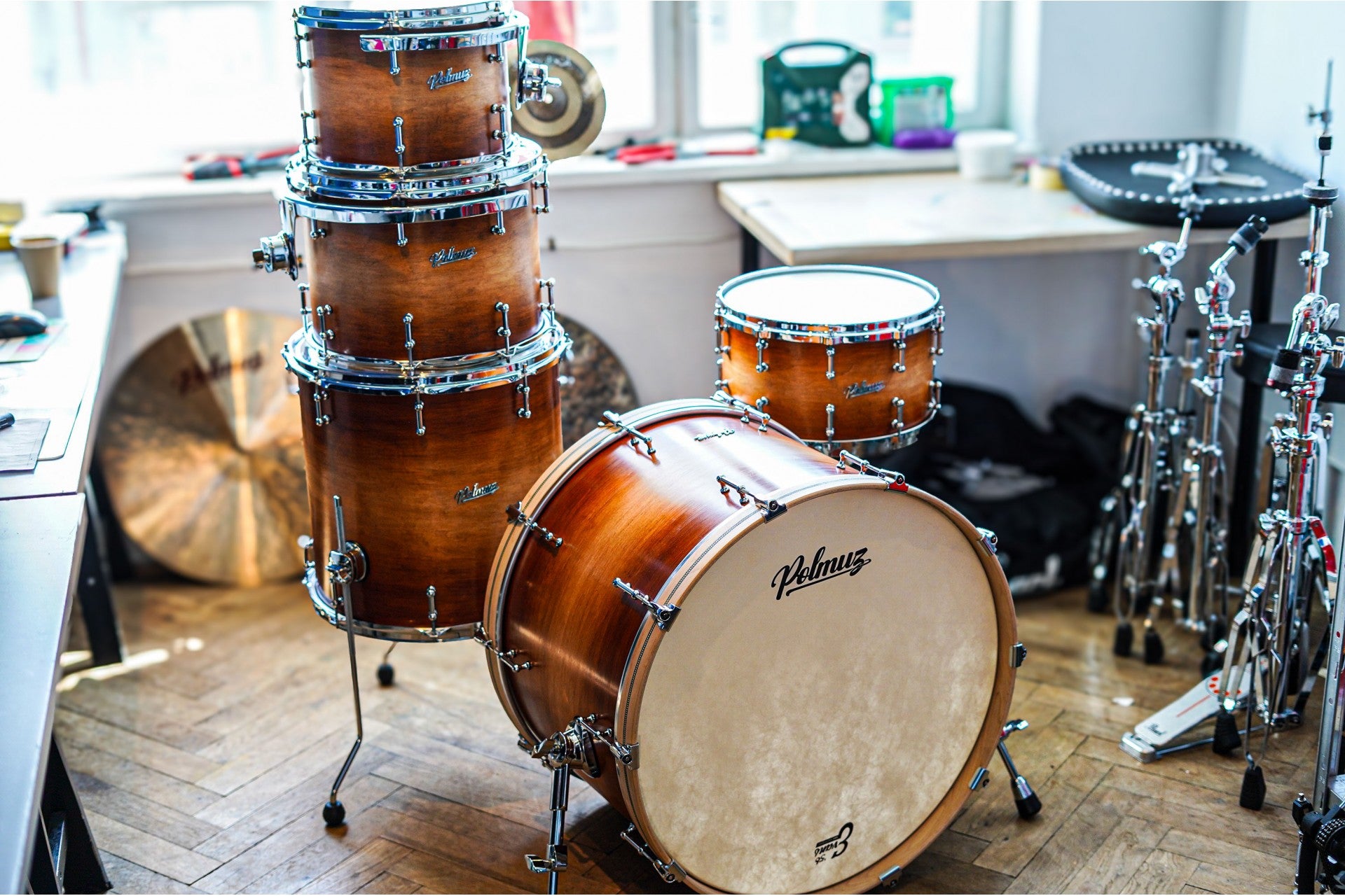Polmuz Maple Model 1 - 24/12/14/16/SD14 - Satin Jatoba Fade — zdjęcie 11