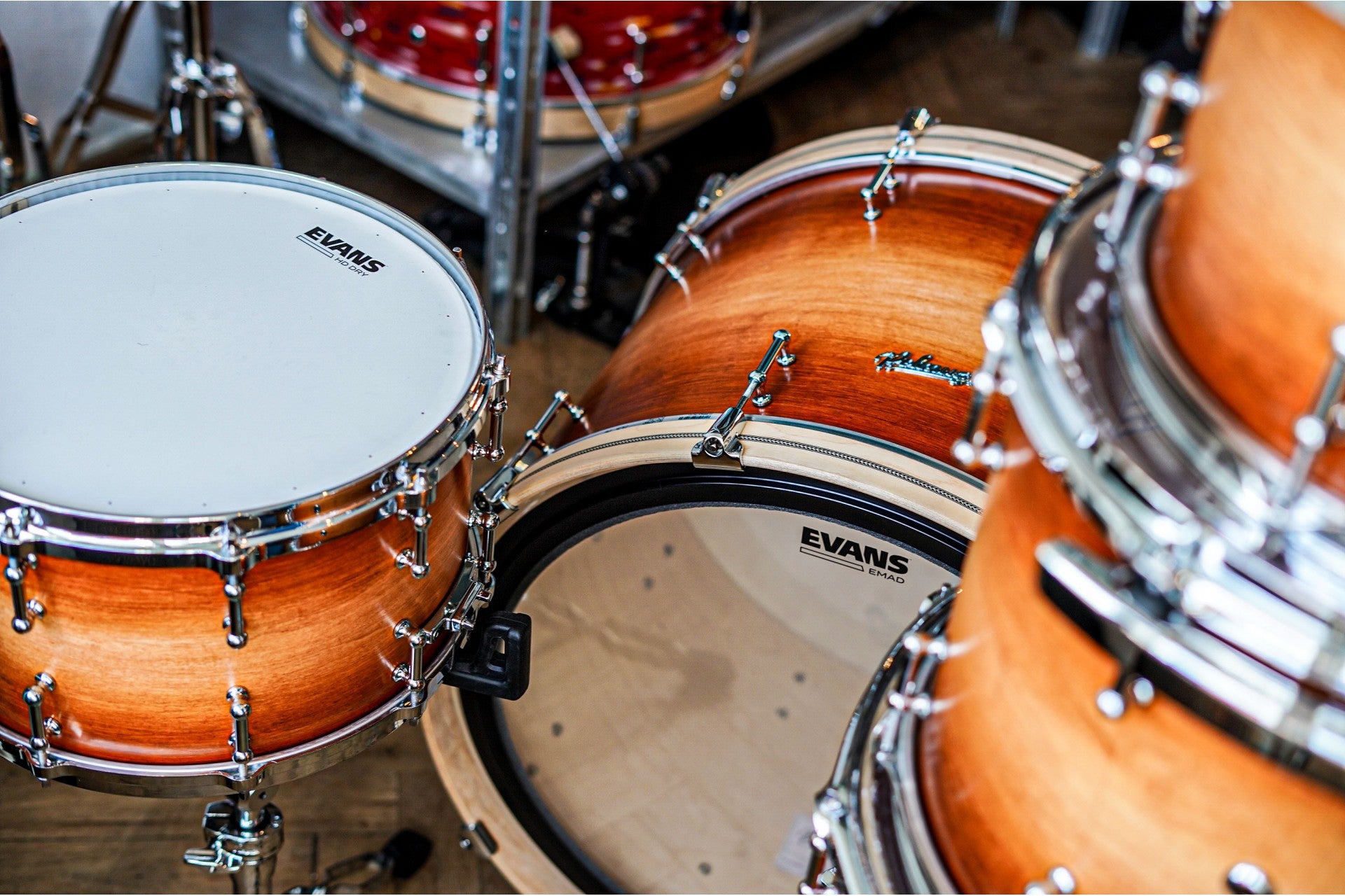 Polmuz Maple Model 1 - 24/12/14/16/SD14 - Satin Jatoba Fade — zdjęcie 3