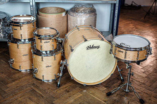 Polmuz Maple Model 1 - 24/13/16/18 custom + Cymbals + Stands