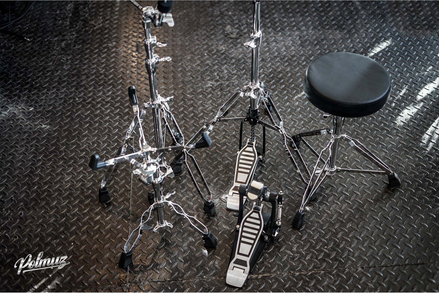 Polmuz Maple Model 1 - 24/13/16/18 custom + Cymbals + Stands — zdjęcie 5