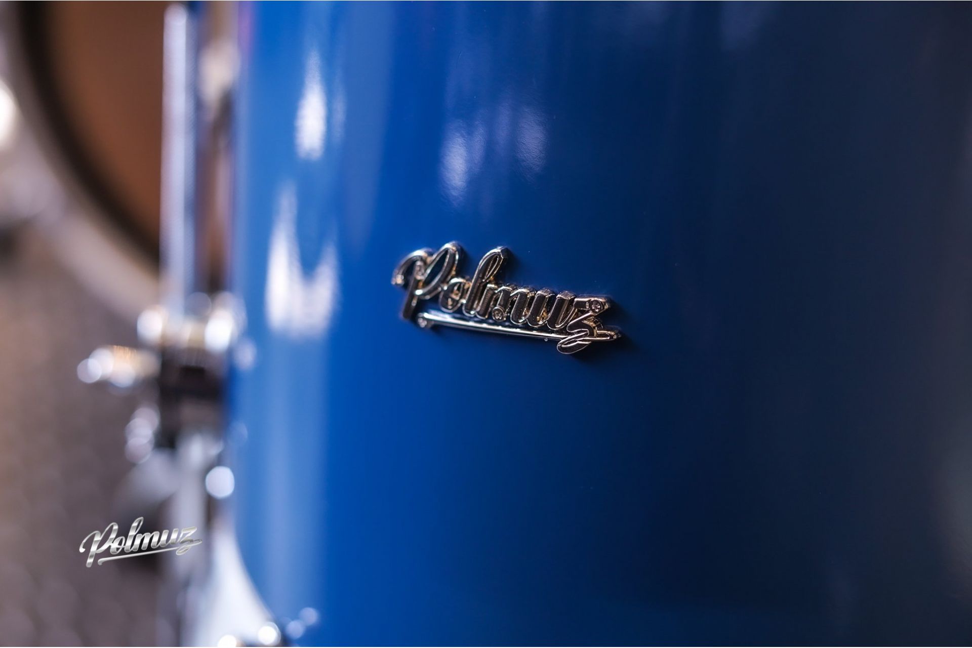 Polmuz Maple Model 1 - 24/13/16/18 - Custom Inayed Blue White Gloss — zdjęcie 3