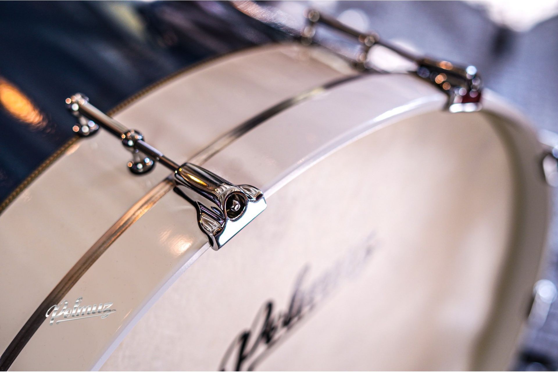 Polmuz Maple Model 1 - 24/13/16/18 - Custom Inayed Blue White Gloss — zdjęcie 2