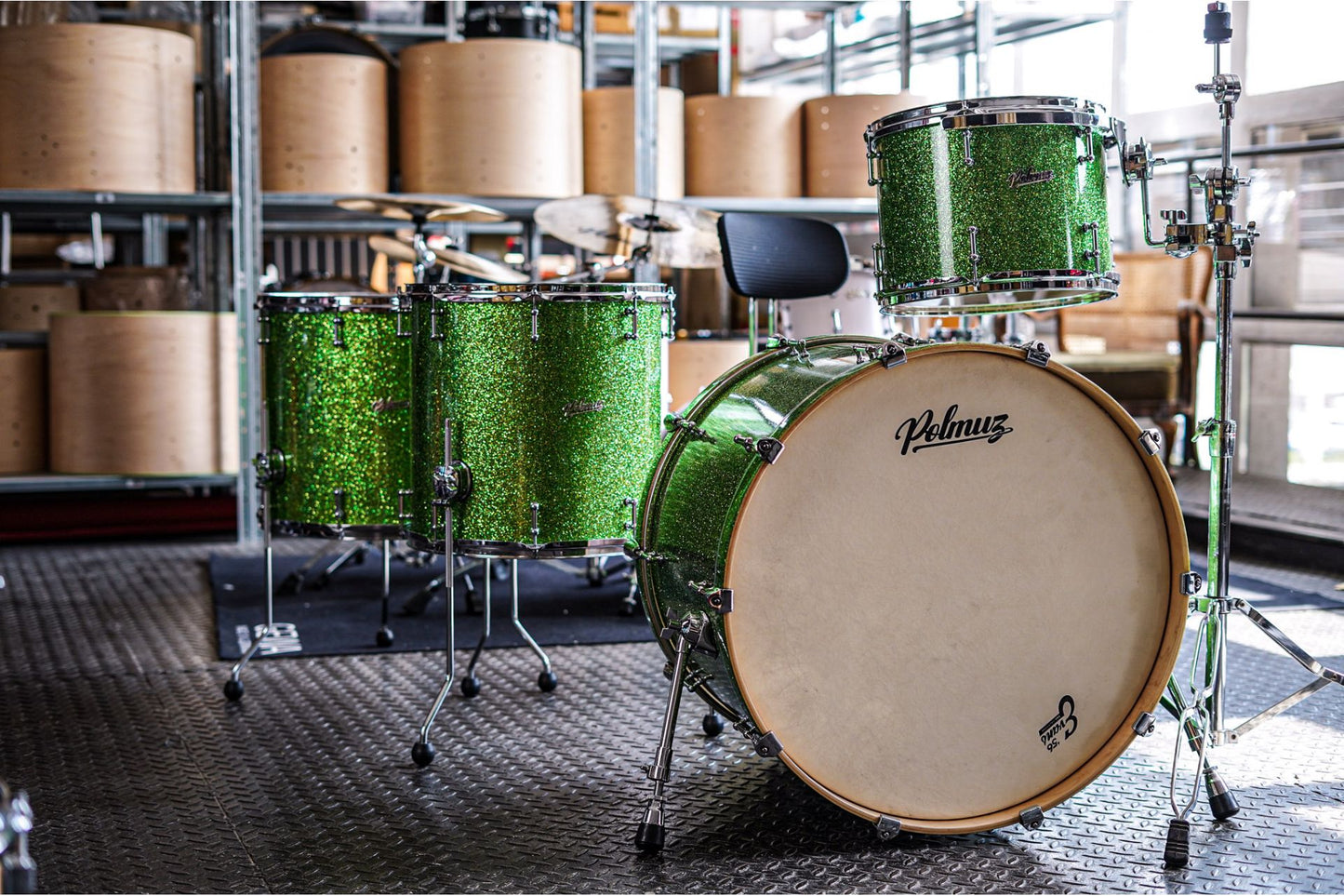 Polmuz Maple Model 1 - 24/13/16/18 - Green Big Sparkle — zdjęcie 6