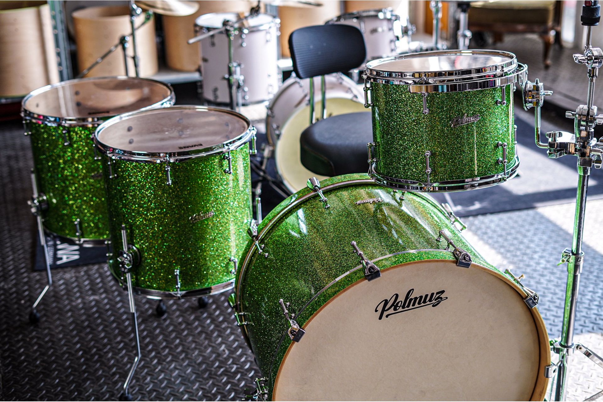 Polmuz Maple Model 1 - 24/13/16/18 - Green Big Sparkle — zdjęcie 4