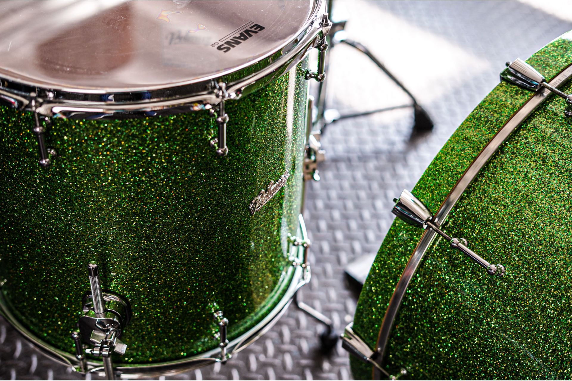 Polmuz Maple Model 1 - 24/13/16/18 - Green Big Sparkle — zdjęcie 2