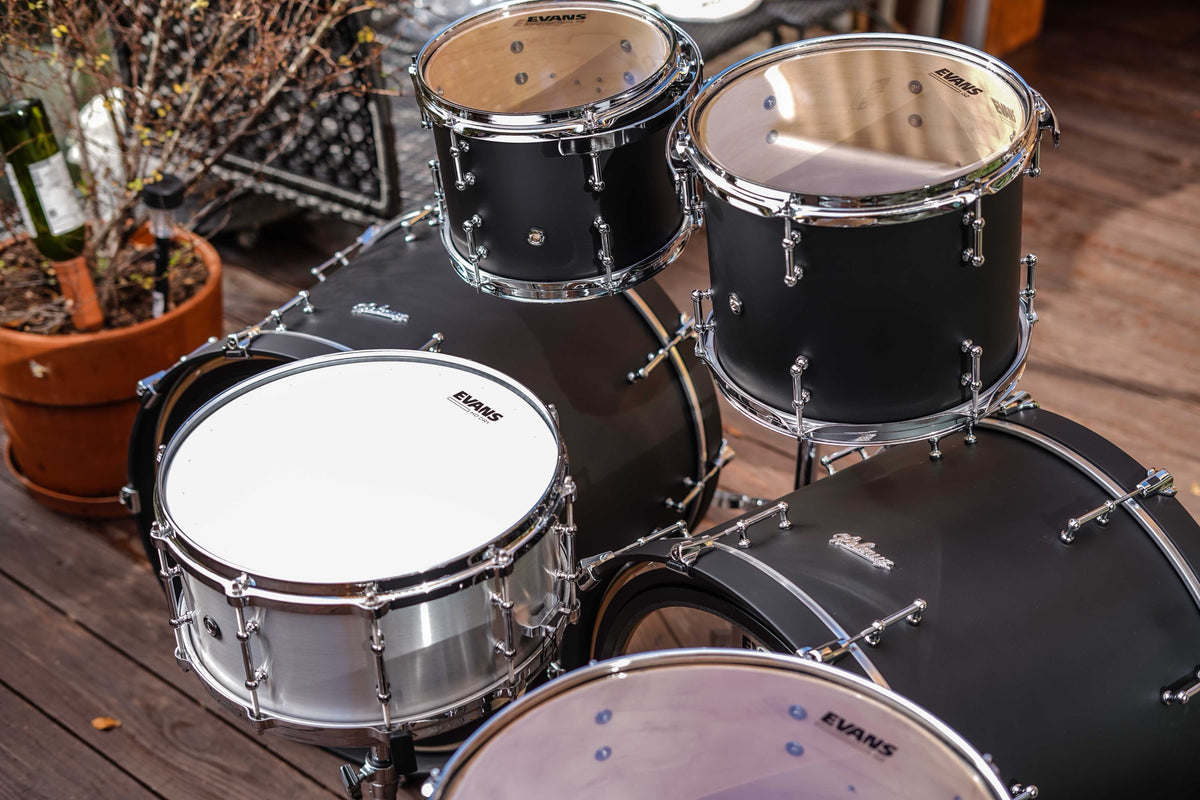 Tomy 10″ i 12″ Polmuz w czarnym macie, Tube Lug i chromowany osprzęt