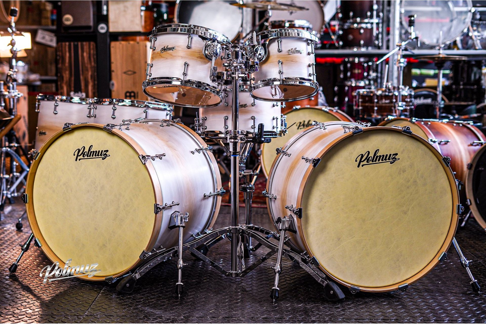 Polmuz Maple Model 1 - 2x22/10/12/14/16/14SD - White to natural Fade — zdjęcie 14