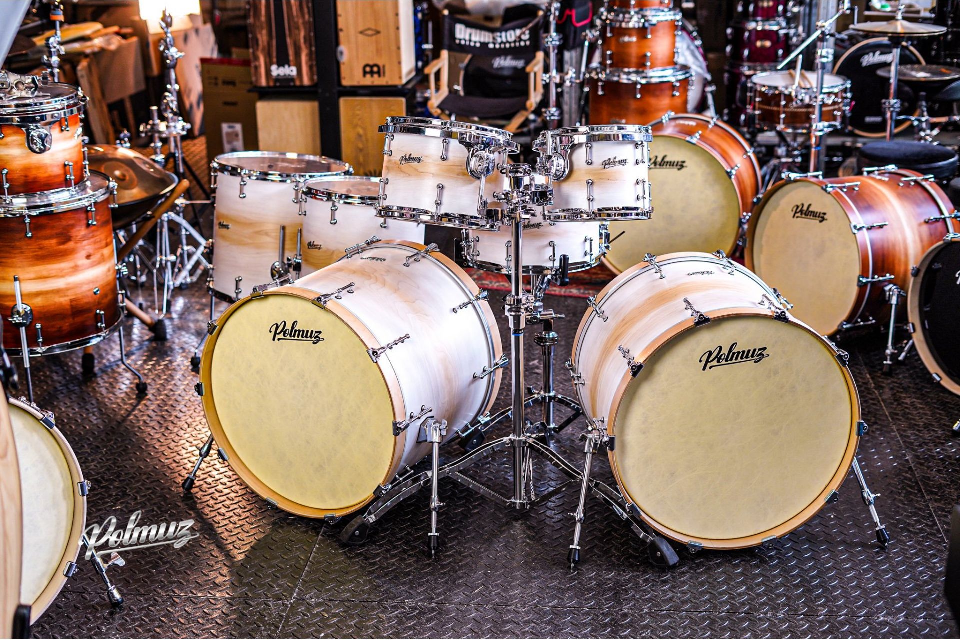 Polmuz Maple Model 1 - 2x22/10/12/14/16/14SD - White to natural Fade — zdjęcie 7