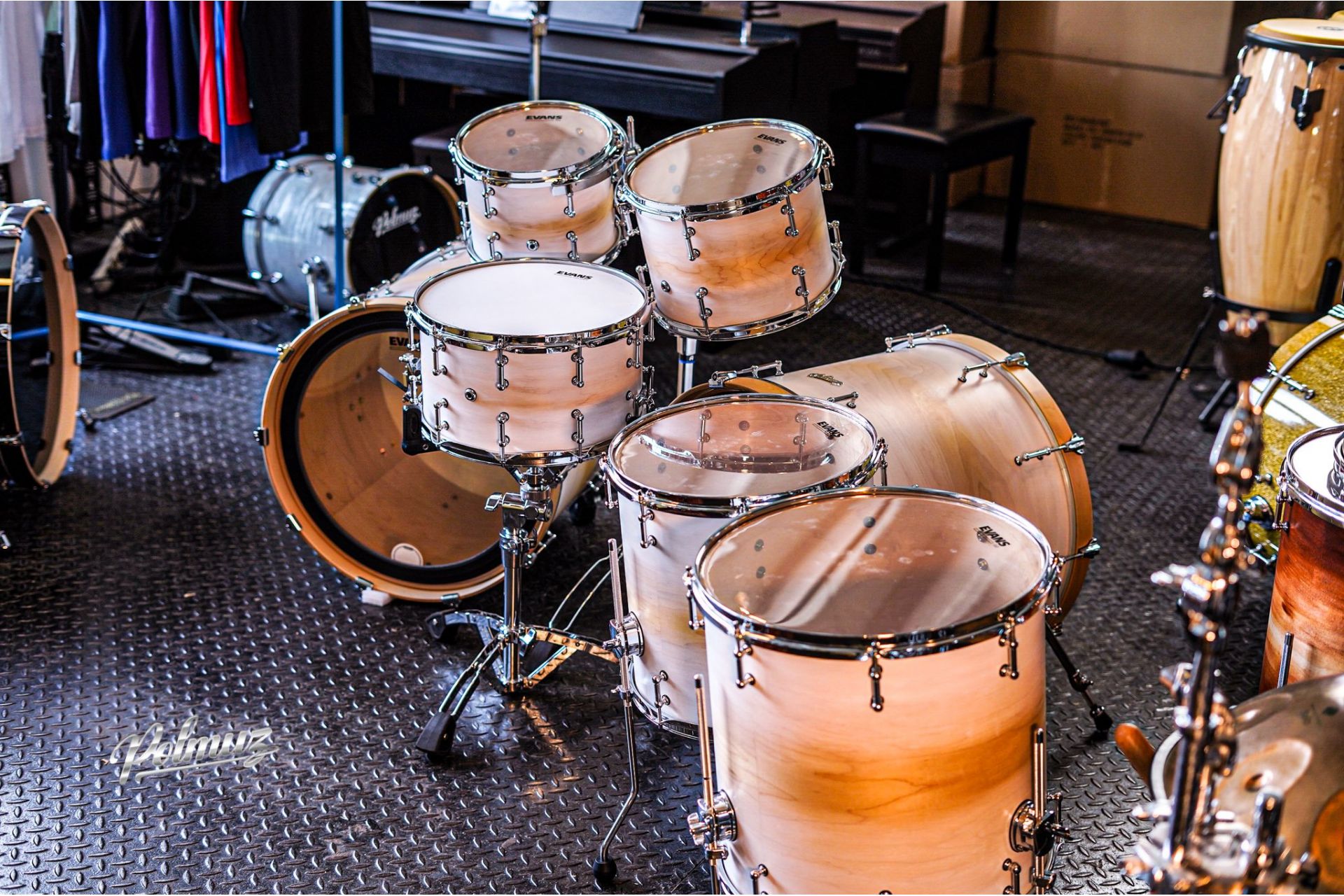 Polmuz Maple Model 1 - 2x22/10/12/14/16/14SD - White to natural Fade — zdjęcie 9
