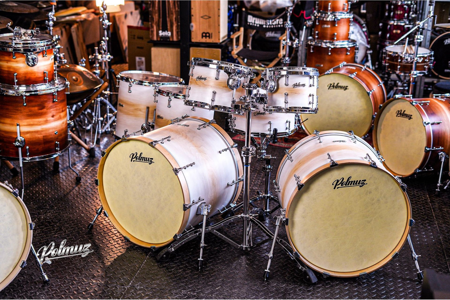 Polmuz Maple Model 1 - 2x22/10/12/14/16/14SD - White to natural Fade — zdjęcie 3