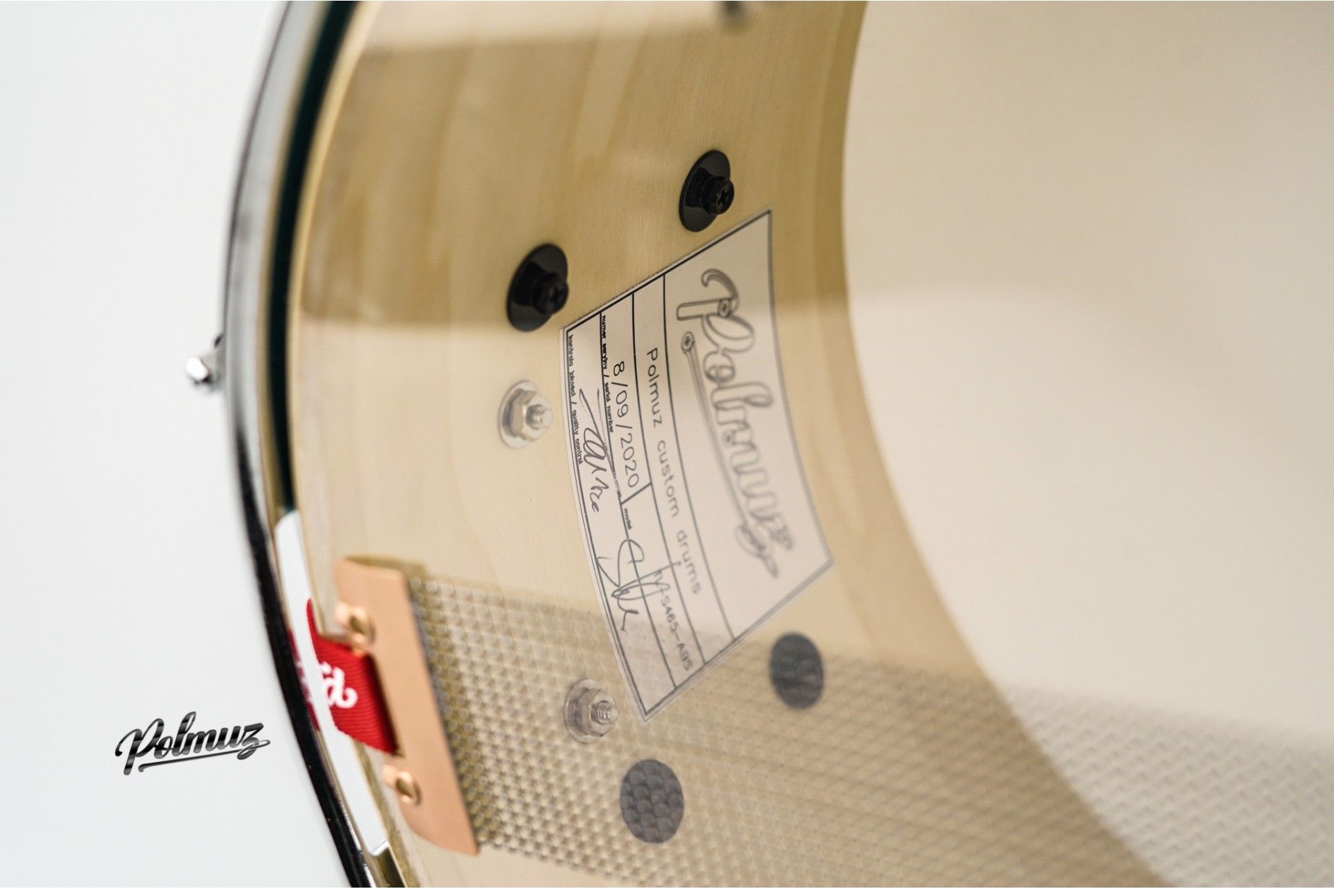 Polmuz Maple Snare 13x6,5 Aqua Blue Satin lacquer — zdjęcie 2
