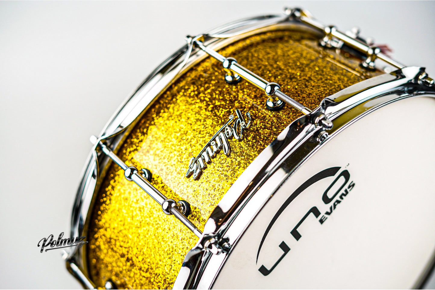 Polmuz Maple Snare 13x6,5 Dark Gold Sparkle — zdjęcie 16
