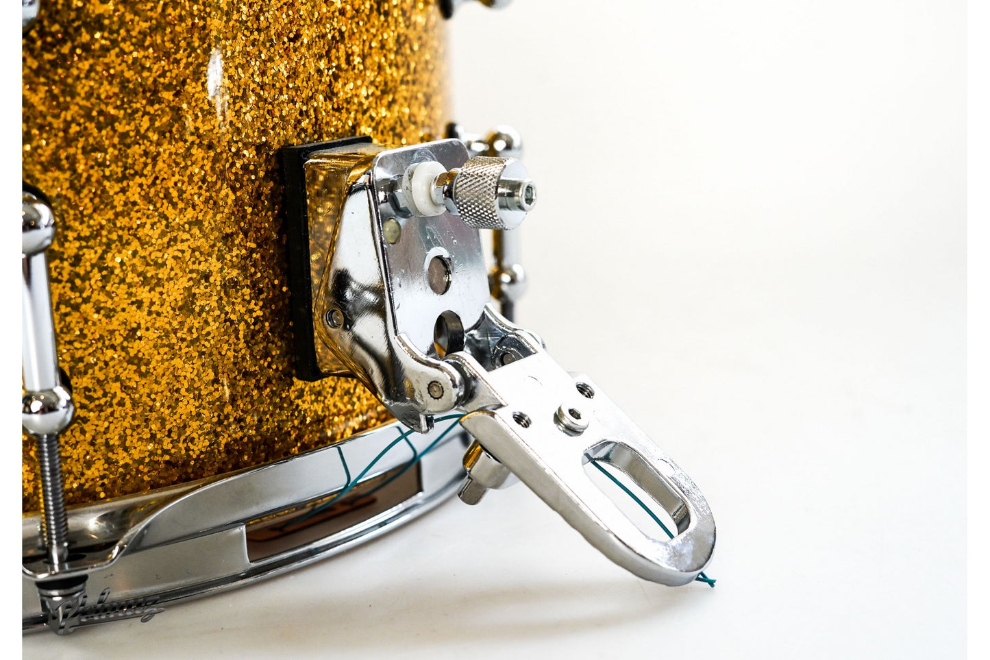 Polmuz Maple Snare Model 2 12x9 Dark Gold Sparkle - promo — zdjęcie 3