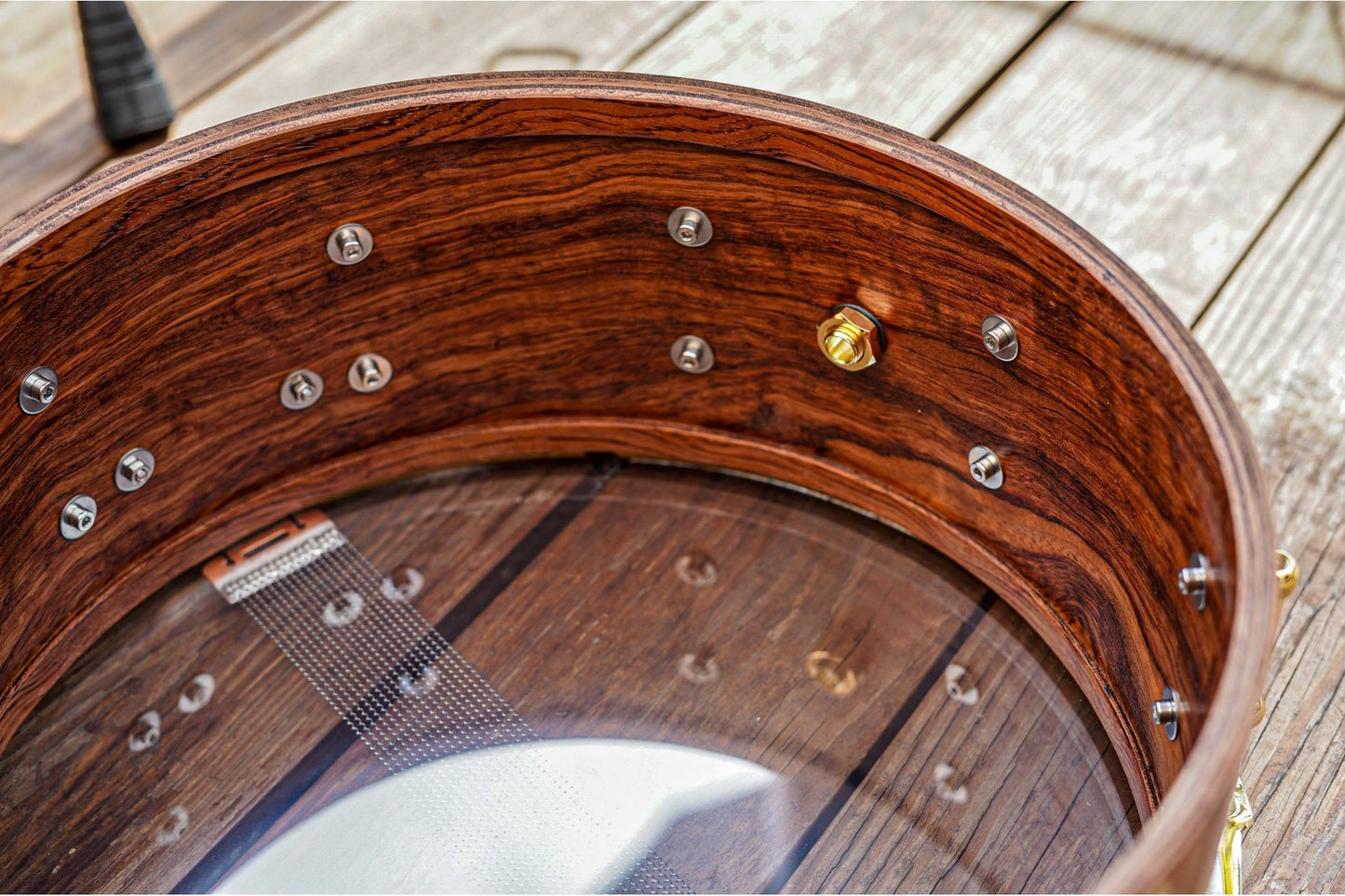 Polmuz model 1 Bubinga 14x6,5 Snare — zdjęcie 13