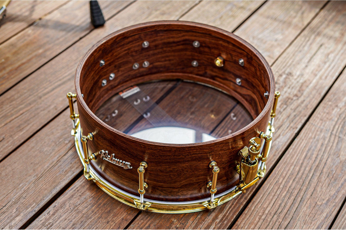 Polmuz model 1 Bubinga 14x6,5 Snare — zdjęcie 11