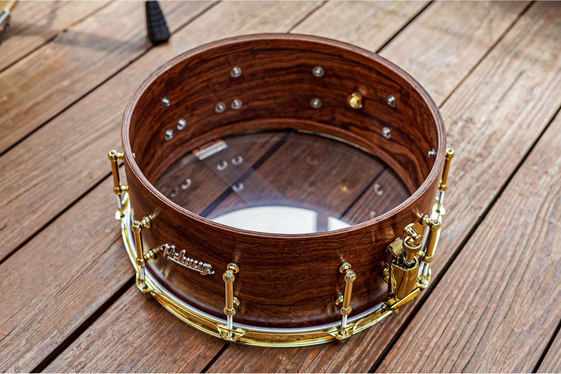 Polmuz model 1 Bubinga 14x6,5 Snare — zdjęcie 11