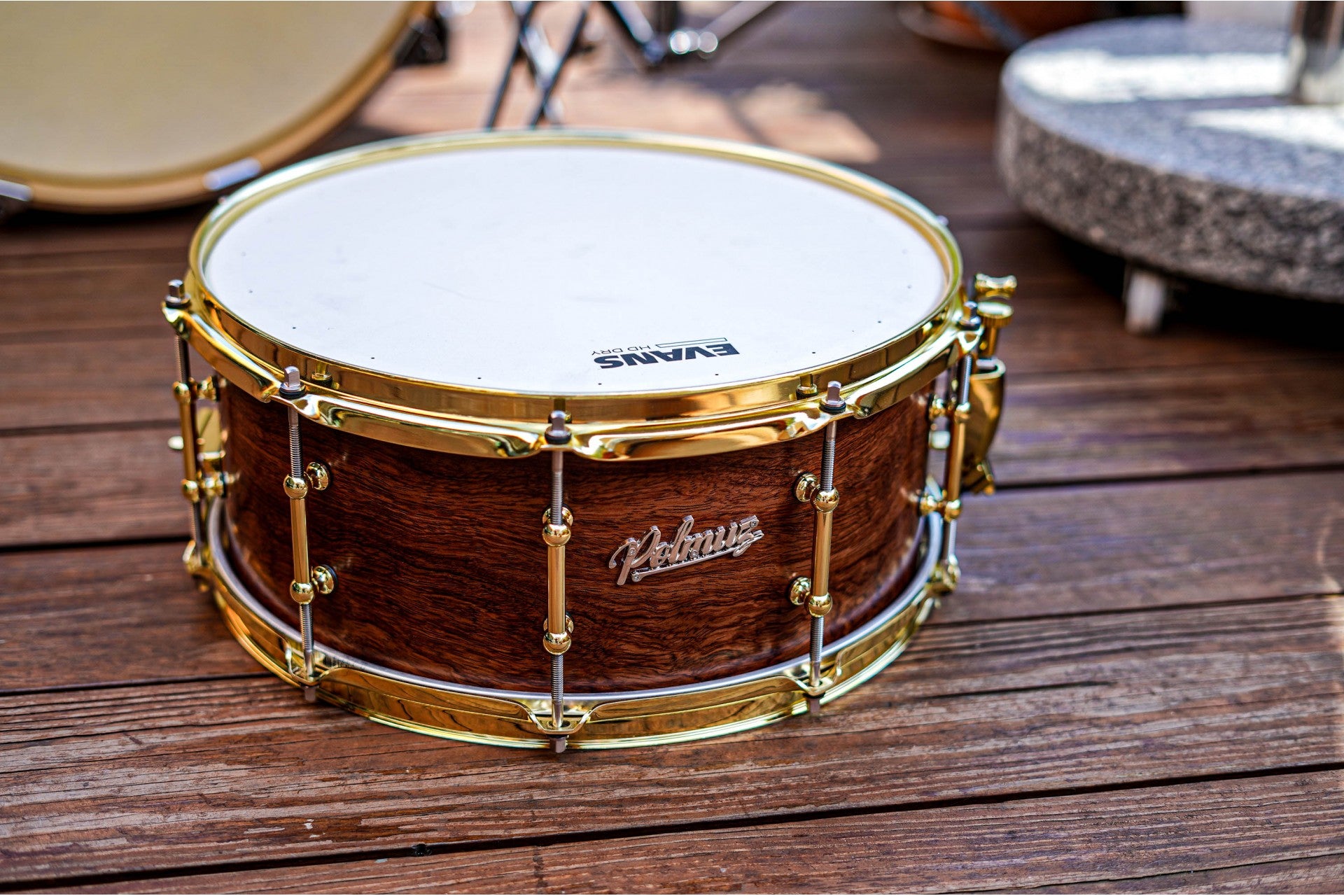 Polmuz model 1 Bubinga 14x6,5 Snare — zdjęcie 2