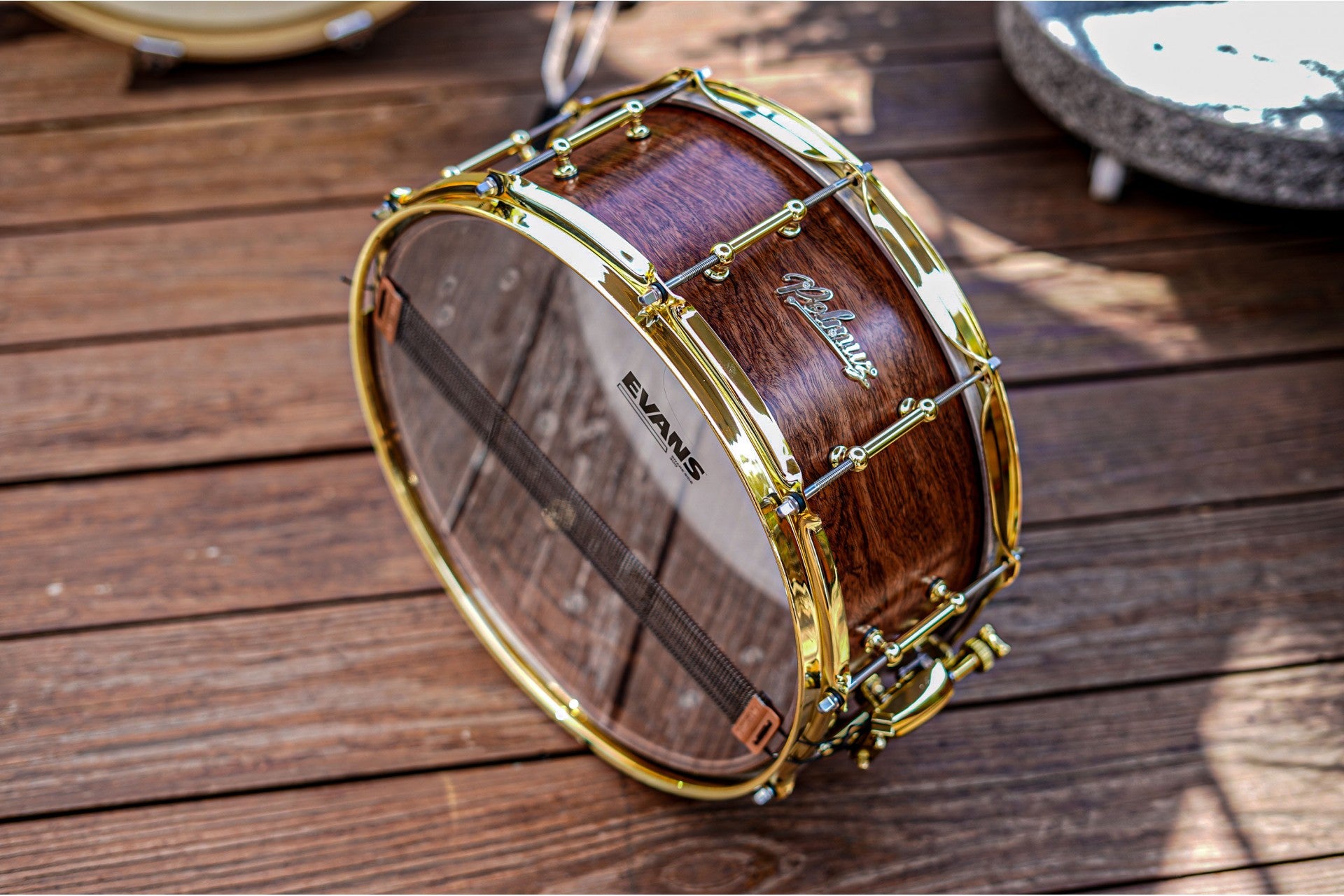 Polmuz model 1 Bubinga 14x6,5 Snare — zdjęcie 3