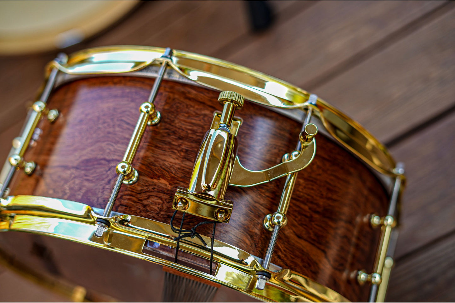 Polmuz model 1 Bubinga 14x6,5 Snare — zdjęcie 6