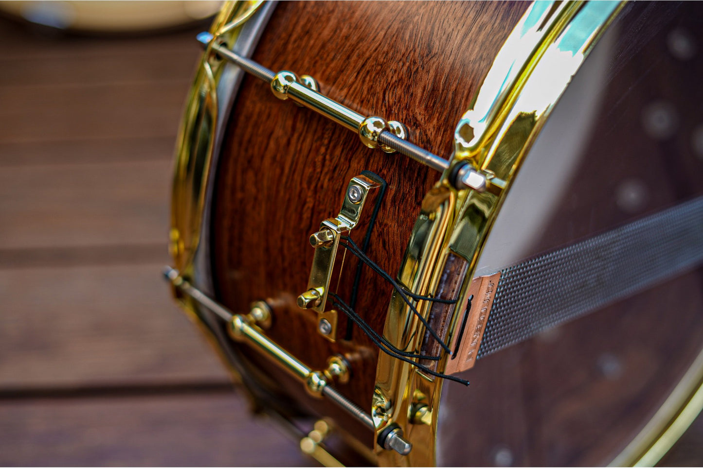 Polmuz model 1 Bubinga 14x6,5 Snare — zdjęcie 5