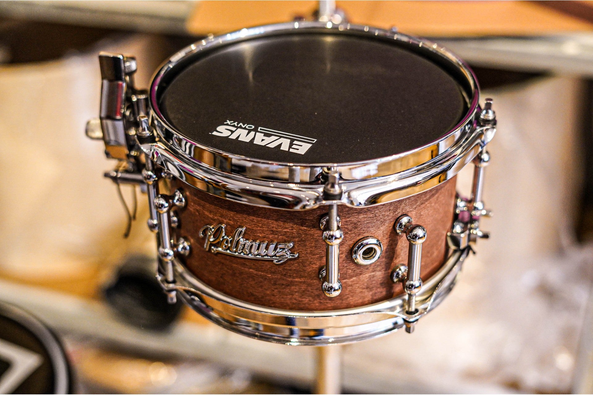 Polmuz model 1 Keler Maple 10x5 crazy Snare - Satin brown