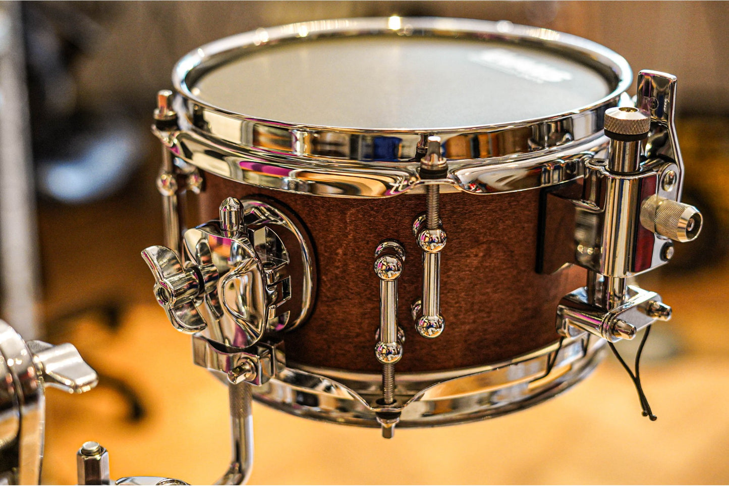 Polmuz model 1 Keler Maple 10x5 crazy Snare - Satin brown — zdjęcie 5
