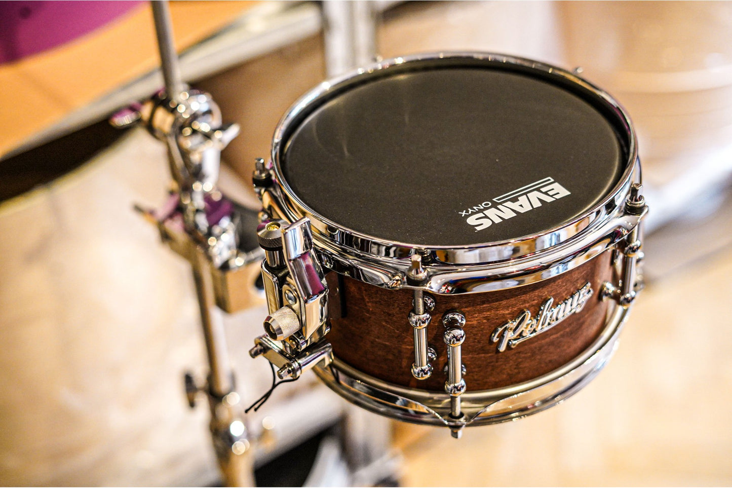 Polmuz model 1 Keler Maple 10x5 crazy Snare - Satin brown — zdjęcie 3
