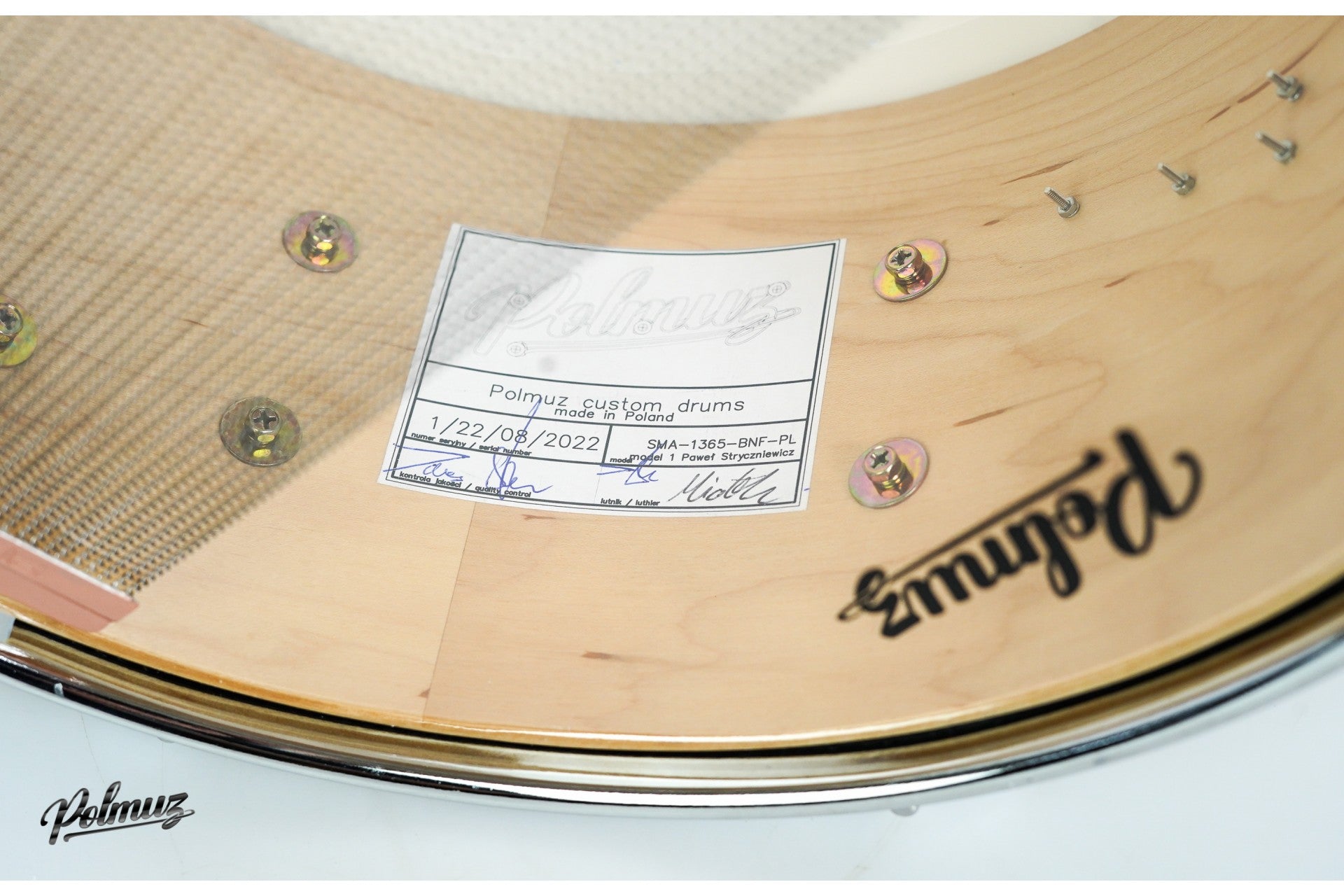 Polmuz model 1 Maple 13x6,5 satin black natural fade made in Poland — zdjęcie 6