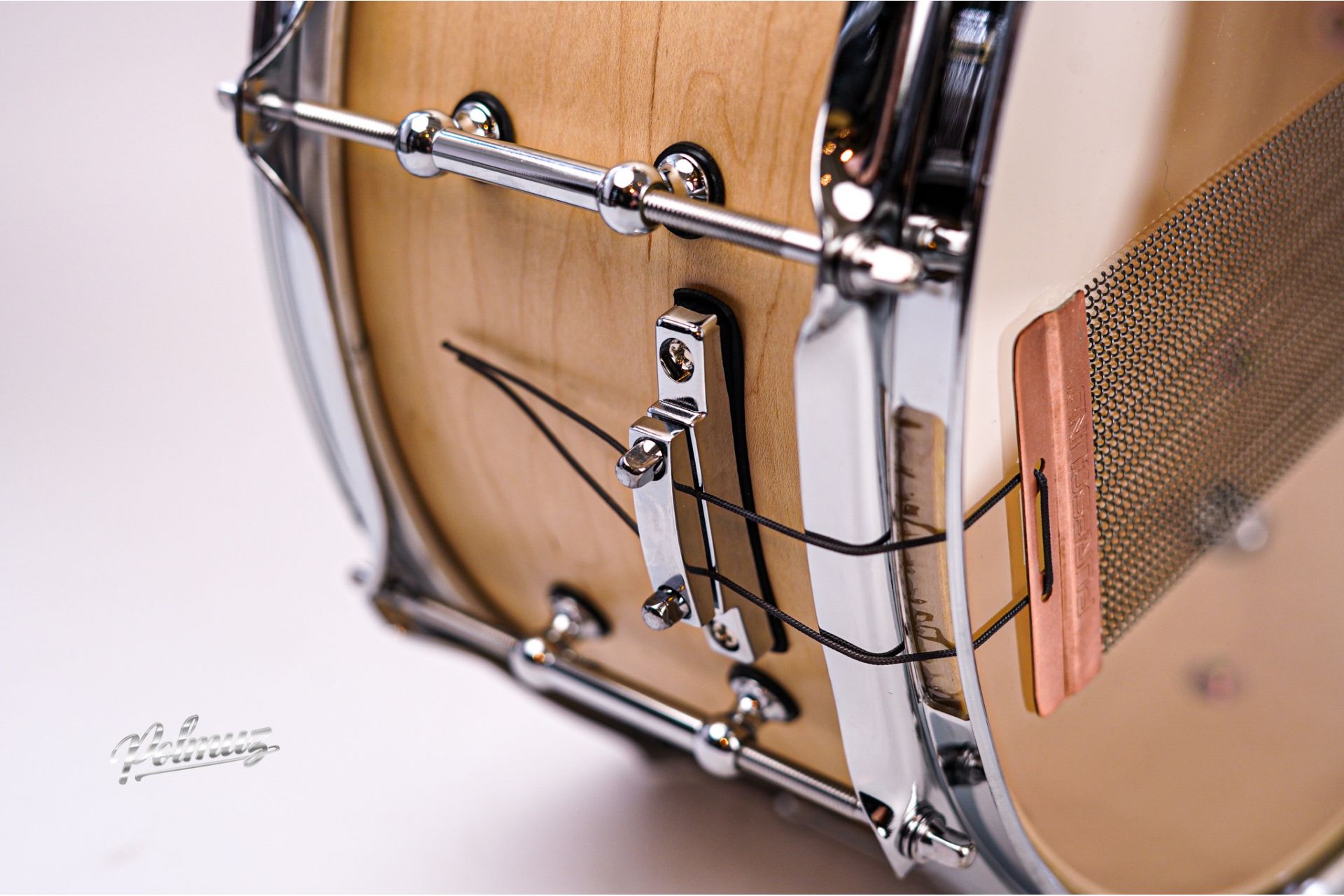 Polmuz model 1 Maple 13x6,5 Snare satin natural made in Poland — zdjęcie 6