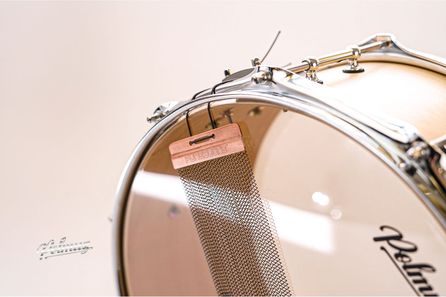 Polmuz model 1 Maple 14x5,5 Snare satin natural made in Poland — zdjęcie 9