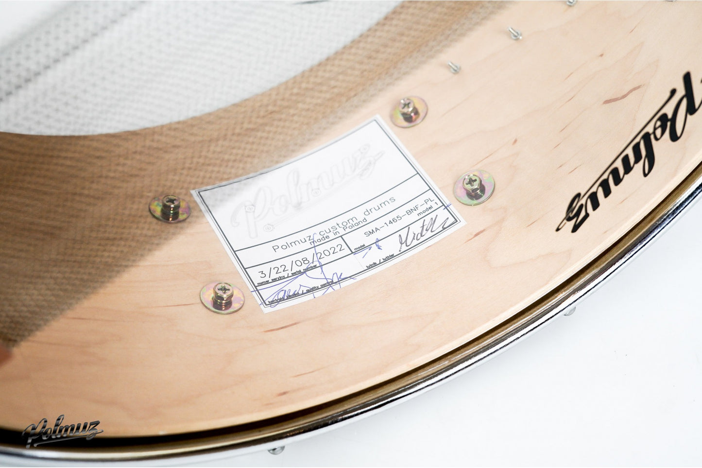 Polmuz model 1 Maple 14x6,5 Black Natural Fade made in Poland — zdjęcie 4